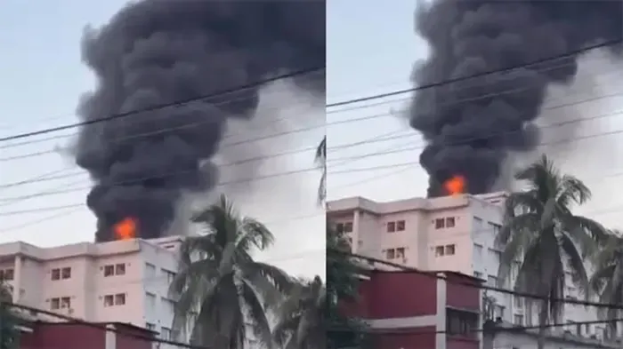ময়মনসিংহ মেডিকেল কলেজ হাসপাতালে আগুন: আতঙ্কে রোগীদের হুড়োহুড়ি