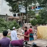 মিরপুরে স্বাস্থ্যকেন্দ্রে হামলা ও লুটপাট: গুঁড়িয়ে দেয়া হলো স্থাপনা