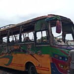 দৌলতদিয়ায় দাঁড়িয়ে থাকা বাসে অগ্নিসংযোগ, থানায় মামলা