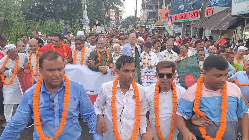 শরীয়তপুরে যুবদলের নতুন কমিটিকে স্বাগত জানিয়ে আনন্দ মিছিল