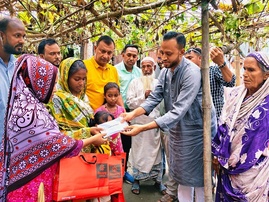 দোহারের অনাথ পাঁচ বোনের পাশে প্রধানমন্ত্রী তারেক রহমান